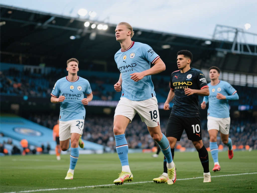 记者：曼城对现有锋线阵容信心十足，无计划签下埃文-弗格森